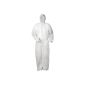 PP coverall - CE Cat 1 - white - size: LL, White (Tools)