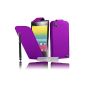 Luxury Case Cover Purple Soshphone 4G \ Orange Rono + PEN and 3 FREE MOVIES !!  (Electronic devices)