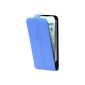 Façonnable FACOSELIP5BC Grained Leather Case for iPhone 5 / 5S Blue (Accessory)