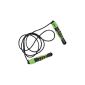 Turtle Fitness skipping rope skipping rope with counting function, black-limegreen, 960,023 (equipment)