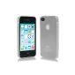 MACOON Cover SecondSkin for iPhone 4 4S Case gossamer & translucent color: transparent (Accessories)