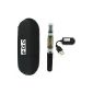 E Cigarette Starter Kit OrganicGuru® - CE with strong battery and Clear evaporator with long Döchten + USB charging cable (Personal Care)