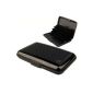 Credit card holder / aluminum business - striped pattern - Portfolio Shockproof (Luggage)