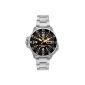 Seiko - SKZ211K1 - 5 Diver's Watch - Men - Automatic Analogue - Black Dial - Bracelet Grey (Watch)