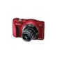 Fujifilm FinePix F800EXR compact camera (16 megapixel, 20x opt. Zoom, 7.6 cm (3 inch) display, Full HD) Red (Electronics)