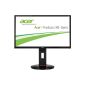Acer Predator XB240Hbmjdpr 61 cm (24 inch) monitor (VGA, DVI, HDMI, 1ms response time, Full HD, Height Adjustable, Pivot) black (accessories)