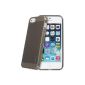 Juppa® Apple Iphone 5 / 5S Silicone Gel TPU Case with Screen Protector Film (Black / Black) (Electronics)