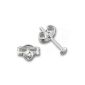 Silver Dream earrings hemisphere 2,5mm gloss 925 sterling silver stud earrings SDO5552 (jewelry)