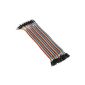 Neuftech® 40pcs 20cm 2.54mm male to female Dupont Jumper wire cable for Arduino Breadboard (Electronics)