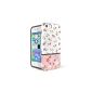 iphone 5s Cases, akna glamor series, flexible TPU, soft back protection Case for iPhone 5 5S [Baby Flowers] (Electronics)