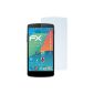3 x atFoliX Google Nexus 5 Screen Protector - Ultra Clear FX-Clear (Electronics)