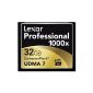 Lexar Professional Thin Box 32GB CompactFlash memory card 1000x (Electronics)