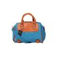 Glamour Shoulder Bag in blue orange Shopper Bag handbag bag of Gallantry (Textiles)