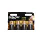 Duracell Plus Power Alkaline Batteries D (MN1300 / LR20) 4 Pack (Health and Beauty)