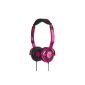 141121 Skullcandy Stereo Headphone closed cable 1.2m 3.5mm Pink / Black (Electronics)