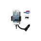 3in1 Universal All Channel FM Transmitter Car Charger Handsfree for iPhone 5 ipod touch 5 (Electronics)