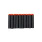 Generic Substitution Lot 100pcs Ball Cartridges Foam Gun N-Strike Elite - Black (Toy)
