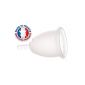 Fleurcup menstrual cup colorless large size (Health and Beauty)