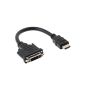 DELOCK Adapter Cable HDMI St> DVI 24 + 1 female (Accessories)