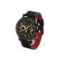 Detomaso - DT1002-D - Rimini - Men's Watch - Quartz Analog - Black Dial - Black Leather Strap (Watch)