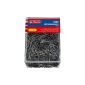 Herlitz 8859100 paperclip letter, paper clip 32mm galvanized 1.000 transparent box (office supplies & stationery)