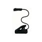 Mobile reading lamp and Notenpultleuchte with 2 LEDs and clip, black (Office supplies & stationery)