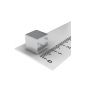 10 x Cube Magnet, 10x10x10 mm, grade N52, nickel-plated, for Wall (Office supplies & stationery)