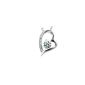 Attractive JMT 925 Sterling Silver Pendant High Grade Forever Love Pendant (without collar) for women (Jewelry)