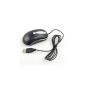 SODIAL (TM) USB Optical mouse for laptop in black and white (Personal Computers)