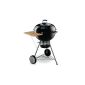 Weber One Touch Premium 10013, charcoal kettle grill, Johann Lafer Edition, 57 cm, black (garden products)
