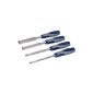Silverline 633 495 professional wood chisel 4-er Set, 6, 13, 19, and 25 mm (tool)