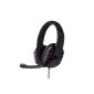 Gembird MHS-402 Stereo Headset Black / Red (Accessories)