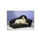 Silvio Design Dog Sofa, dog bed, dog cushion, Heimtierottomane leather effect size 2, dimensions: 50 x 100 x 53 cm (Misc.)