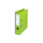 10x A4 folder 8cm back PP plastic file folder color: Green (Office supplies & stationery)