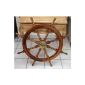 Steering wheel ship - Wood / Brass - 93 cm (Kitchen)