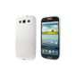 ECENCE Samsung Galaxy S3 i9300 S3 i9301 Neo cover protective shell box cover white 21040302 (Electronics)