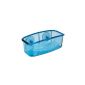 Novelty shower basket with 2 suction cups with double protection system blue and in different colors (household goods)
