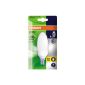 Osram 63133B1 Duluxstar Classic B, E14 energy-saving bulb in candle shape 9W / 827, warm white (household goods)