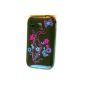 Shell Gel Case for Samsung C3310 Floral 2 player mini Syl'la (Electronics)