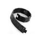 MunkiMix link stainless steel bracelet wrist Black Classic Men (jewelry)