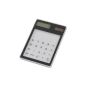 Primeshop -Calculatrice Portable Solar Power Transparent touch screen, random color (Office Supplies)