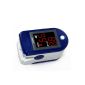 Pulse Oximeter PULOX PO-100 with LED display and Accessories * Colour: blue (Misc.)