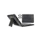 AVANTO Leather case incl. QWERTZ Bluetooth Keyboard for Apple iPad 2/3/4 with Stand Function Black (Accessories)