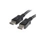 StarTech.com DisplayPort 1.2 certified cable 3 m with lock - DP to DP cable with HBR2 medium - M / M - DisplayPort 4K (Accessory)