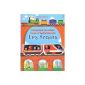Trains - Complete the scene - Book of stickers (Paperback)