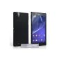 Yousave Accessories Case Sony Xperia T2 Ultra Hybrid Hard Case Cover Black (Accessory)