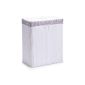 Zeller 13415 Laundry collector, 2-fold, Bamboo, 52 x 32 x 63 cm, white (household goods)