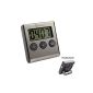 Lantelme Stainless Steel Digital Kitchen Timer.  Timer with alarm, up and down function, Stand, Magnet (household goods)
