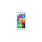 Samsung Galaxy S5 G800H mini DuoS 16GB Contract shimmery-white (Electronics)