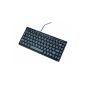 Gembird KB-207U-B-DE corded mini keyboard (German keyboard layout) (Accessories)